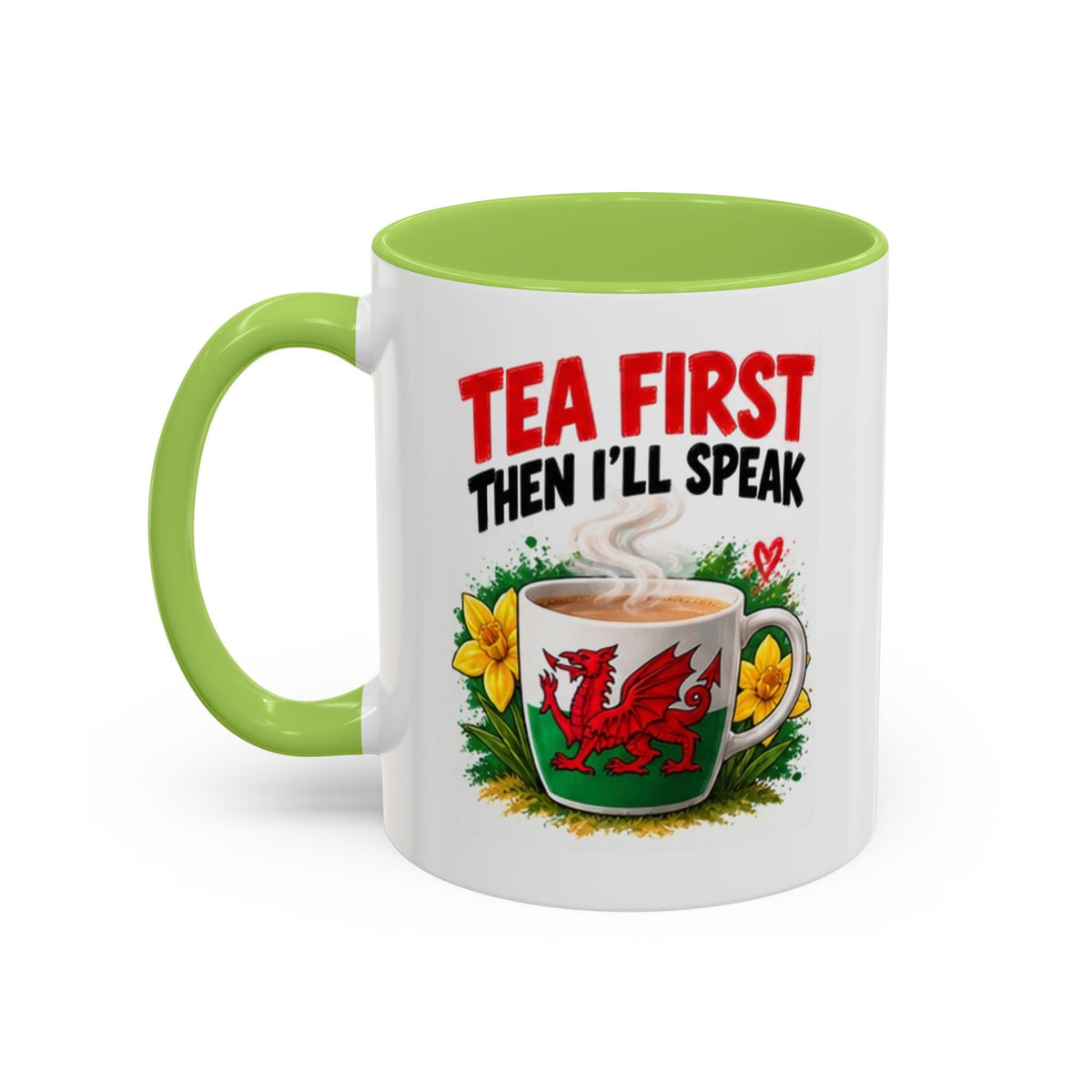 Tea First Then I’ll Speak Welsh Dragon Coffee Mug