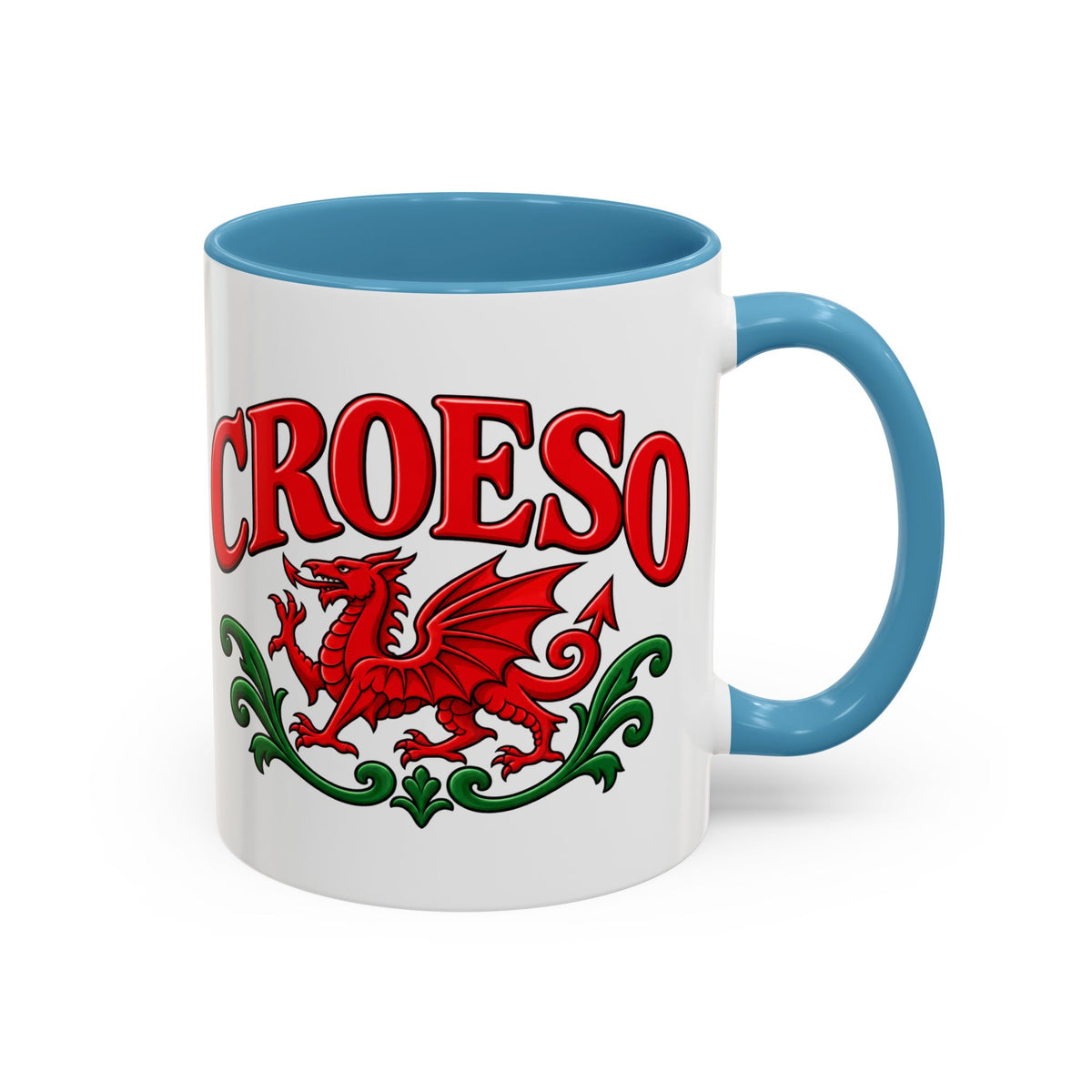 Croeso Welsh Dragon Coffee Mug