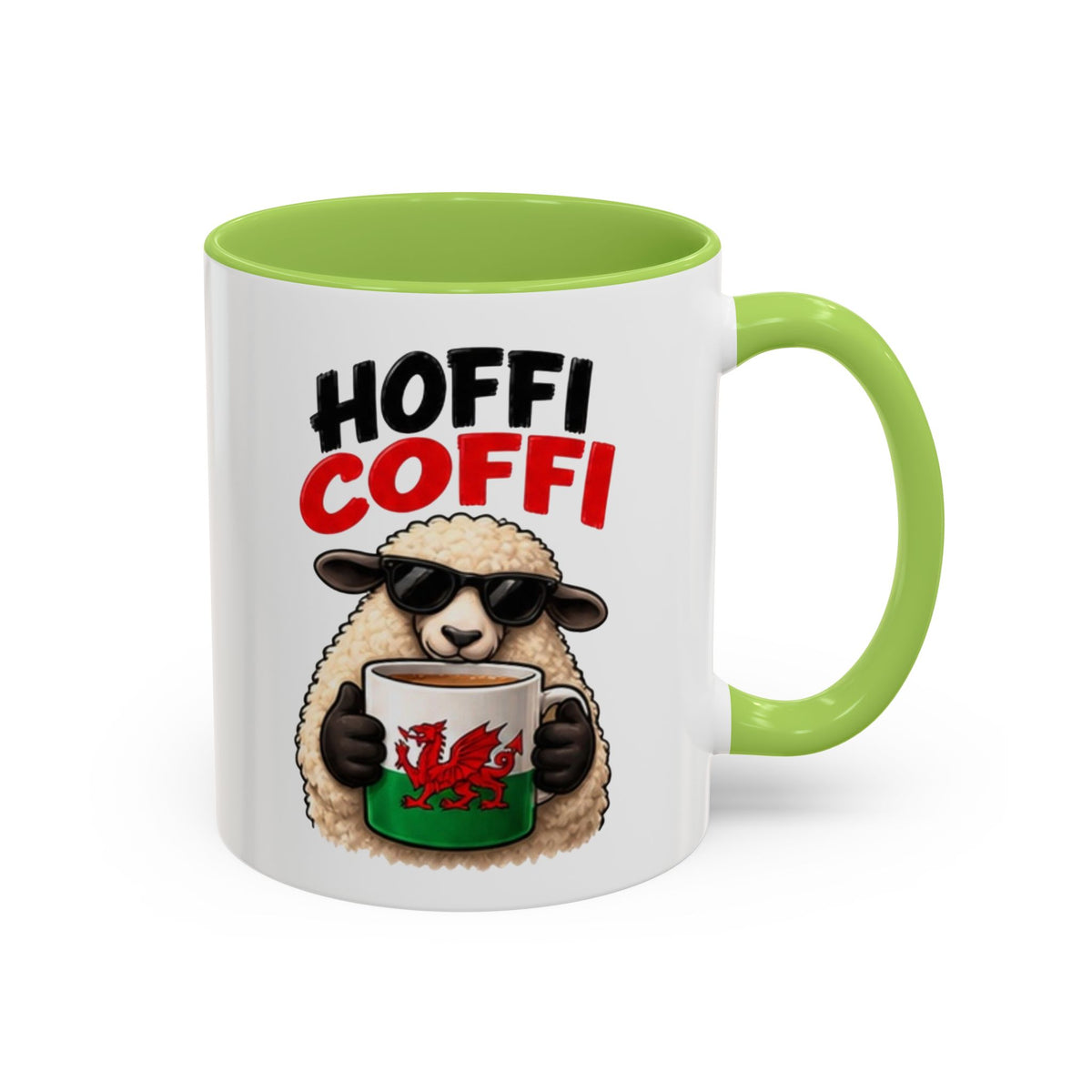 Hoffi Coffi Welsh Sheep Coffee Mug