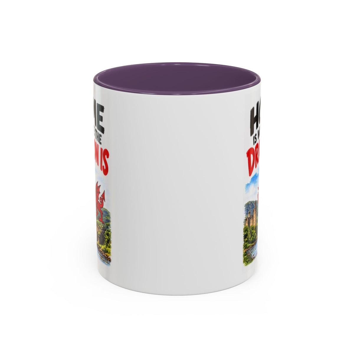 Home Is Where the Dragon Is Welsh Dragon Coffee Mug
