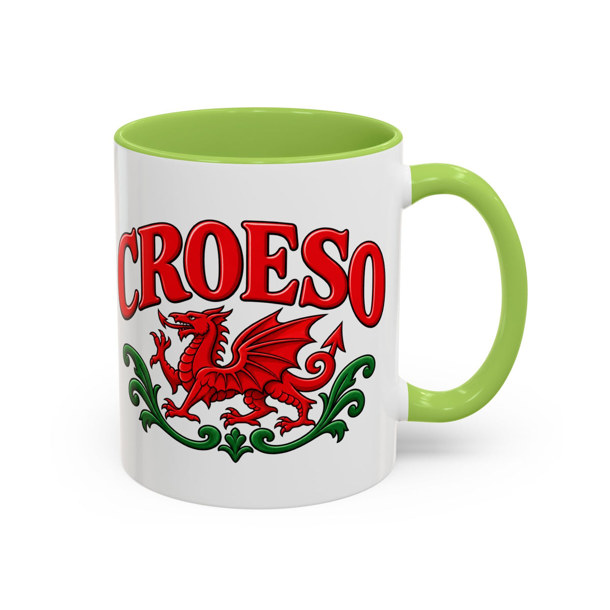 Croeso Welsh Dragon Coffee Mug
