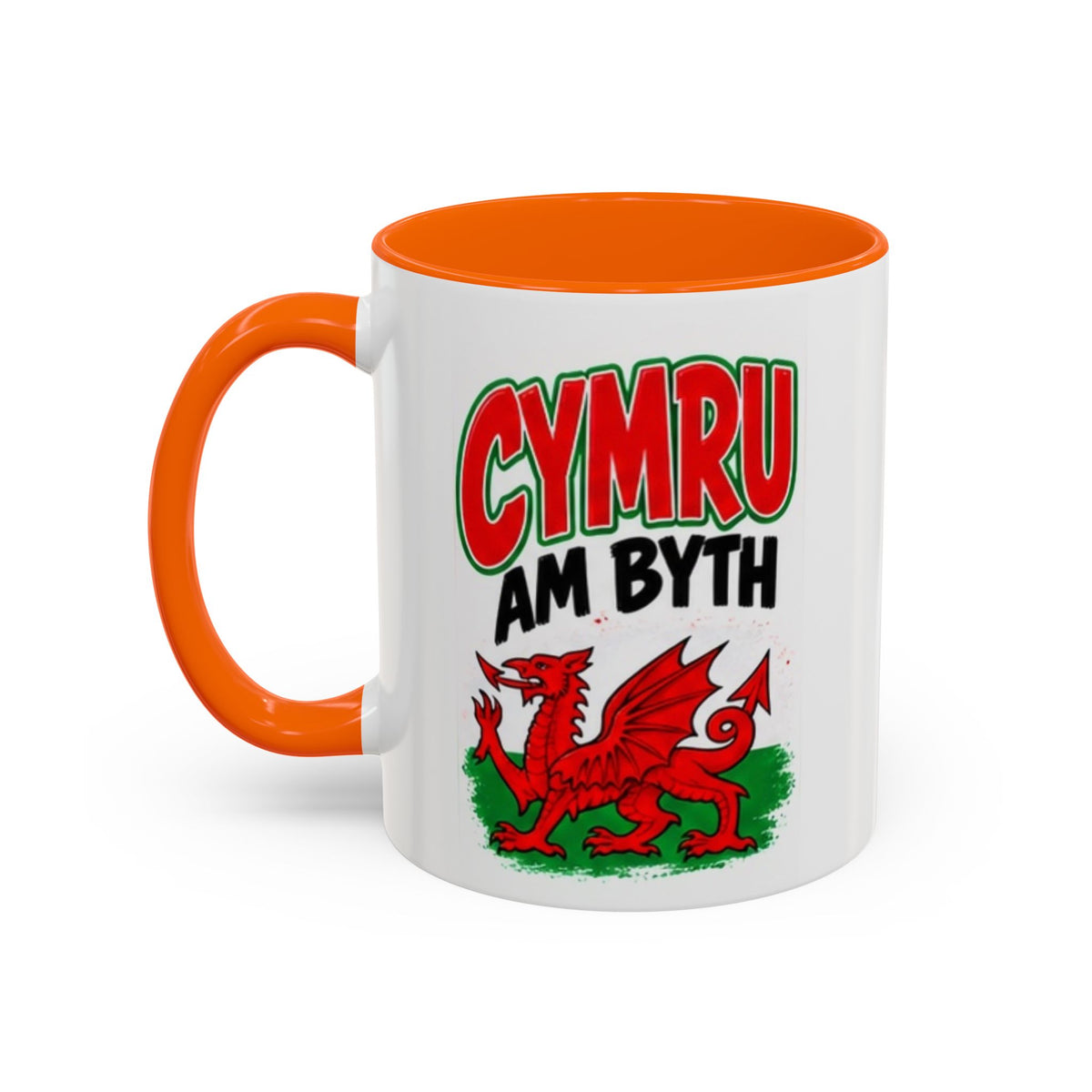 Cymru Am Byth Welsh Dragon Coffee Mug