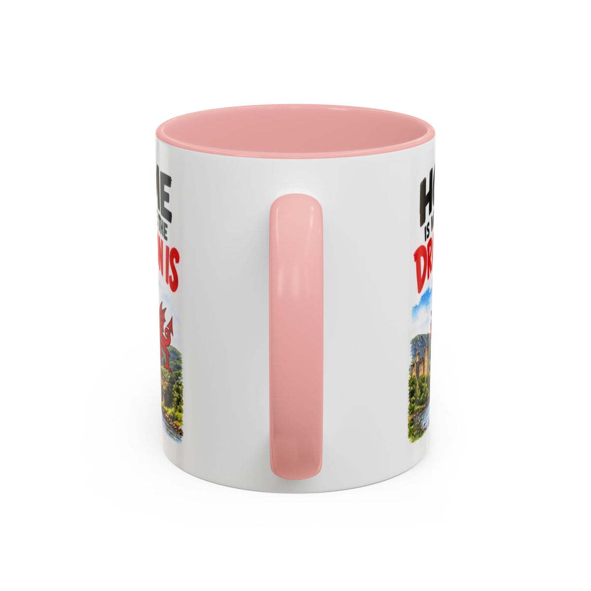 Home Is Where the Dragon Is Welsh Dragon Coffee Mug