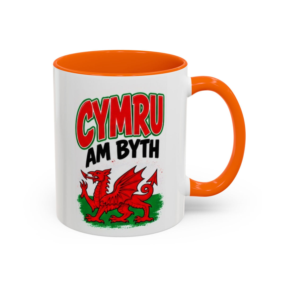 Cymru Am Byth Welsh Dragon Coffee Mug