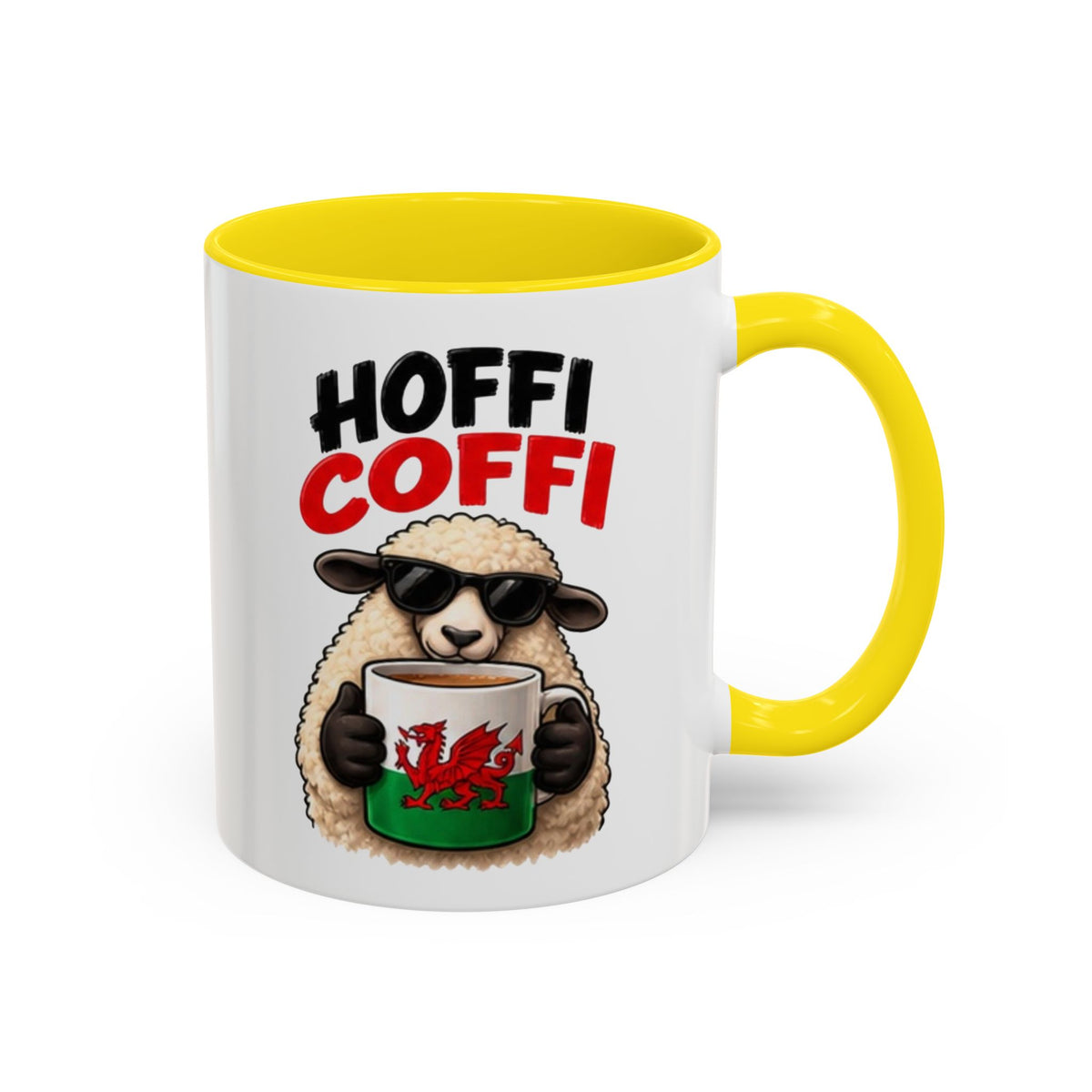 Hoffi Coffi Welsh Sheep Coffee Mug