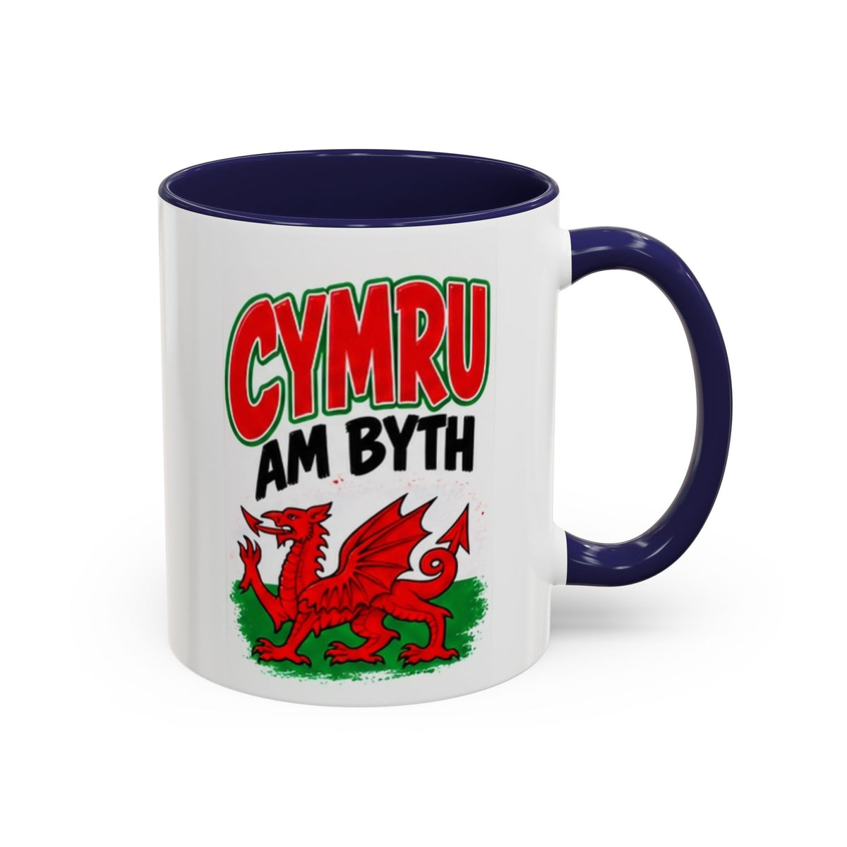 Cymru Am Byth Welsh Dragon Coffee Mug
