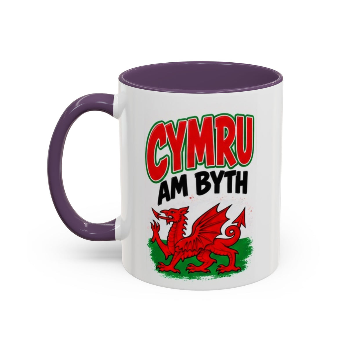 Cymru Am Byth Welsh Dragon Coffee Mug
