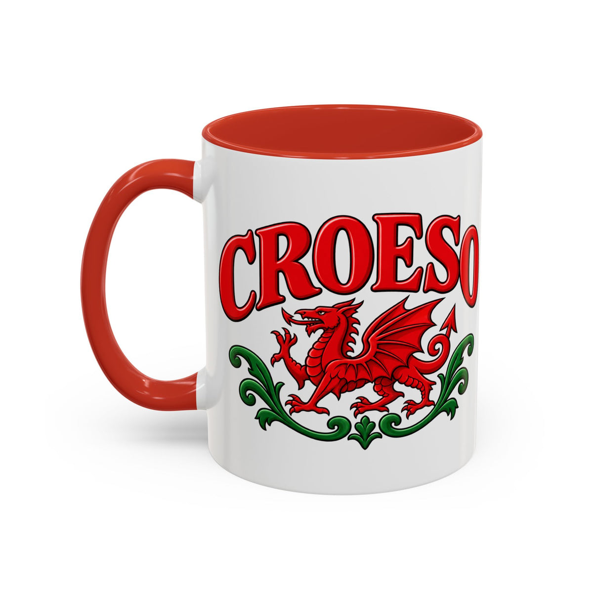 Croeso Welsh Dragon Coffee Mug