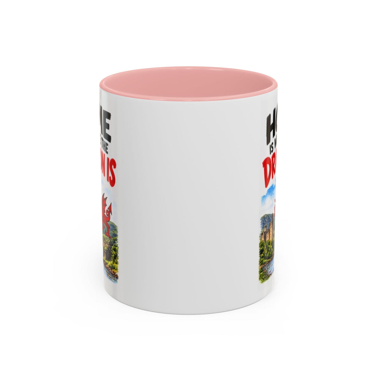 Home Is Where the Dragon Is Welsh Dragon Coffee Mug