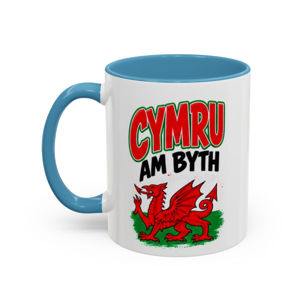 Cymru Am Byth Welsh Dragon Coffee Mug