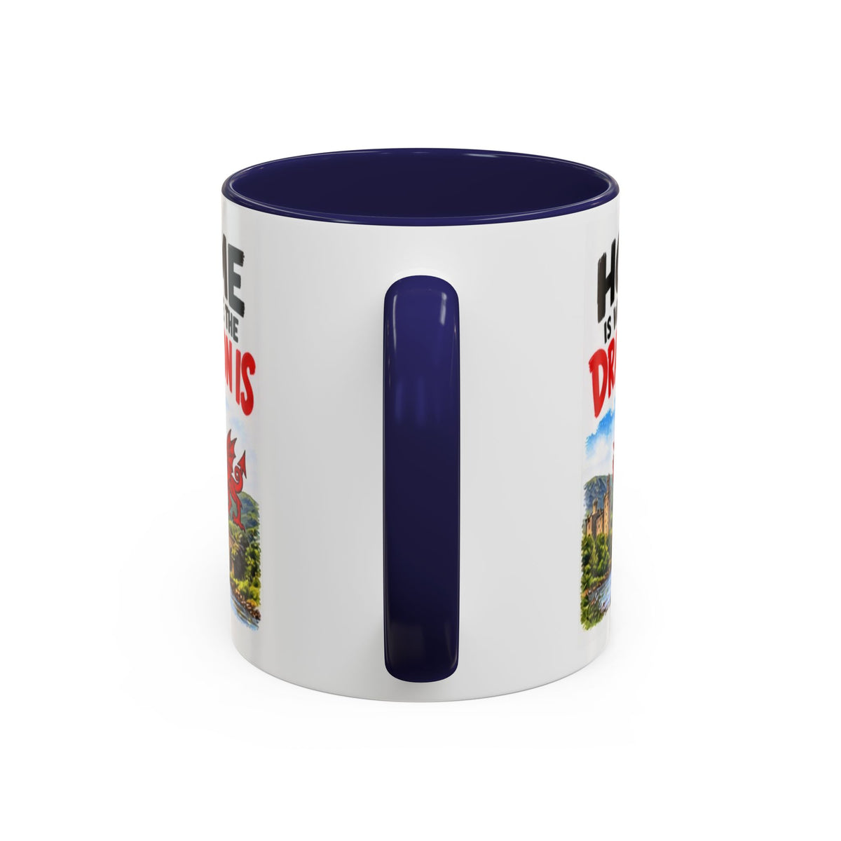 Home Is Where the Dragon Is Welsh Dragon Coffee Mug