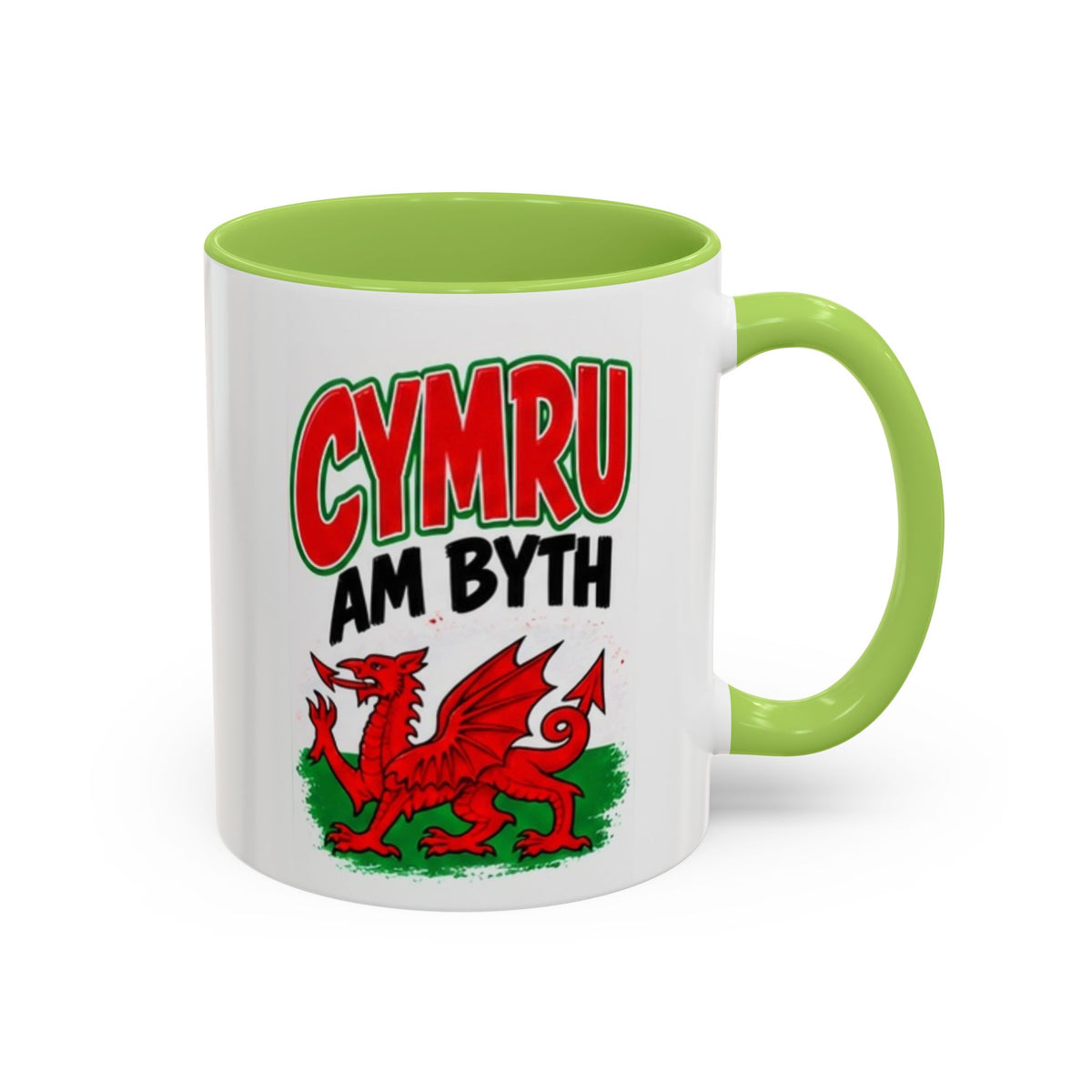 Cymru Am Byth Welsh Dragon Coffee Mug