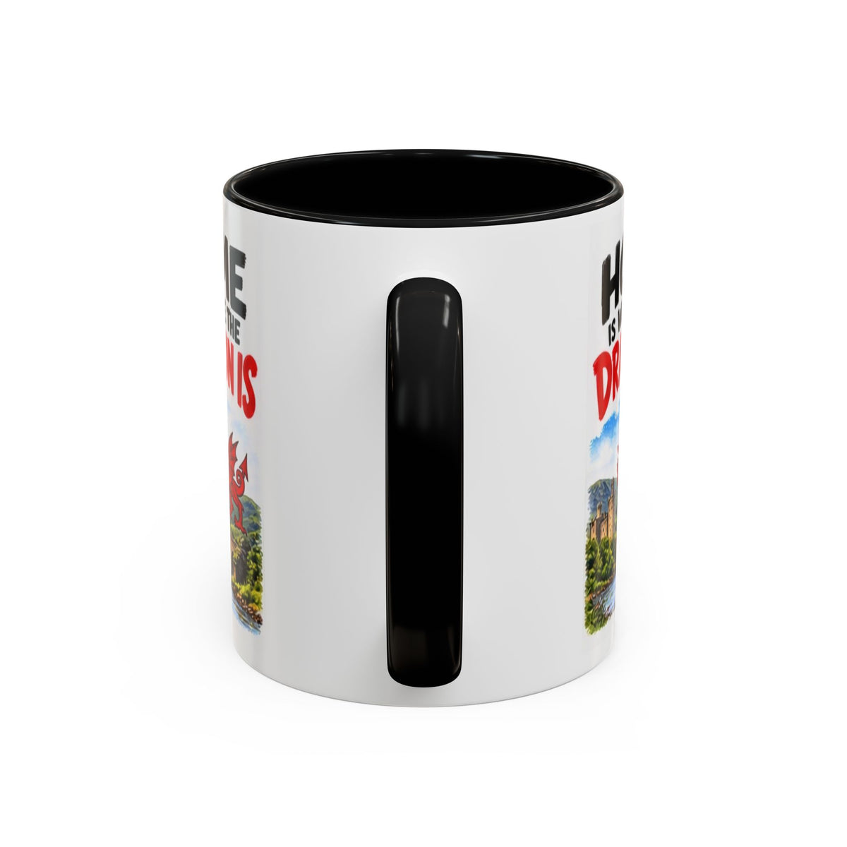 Home Is Where the Dragon Is Welsh Dragon Coffee Mug