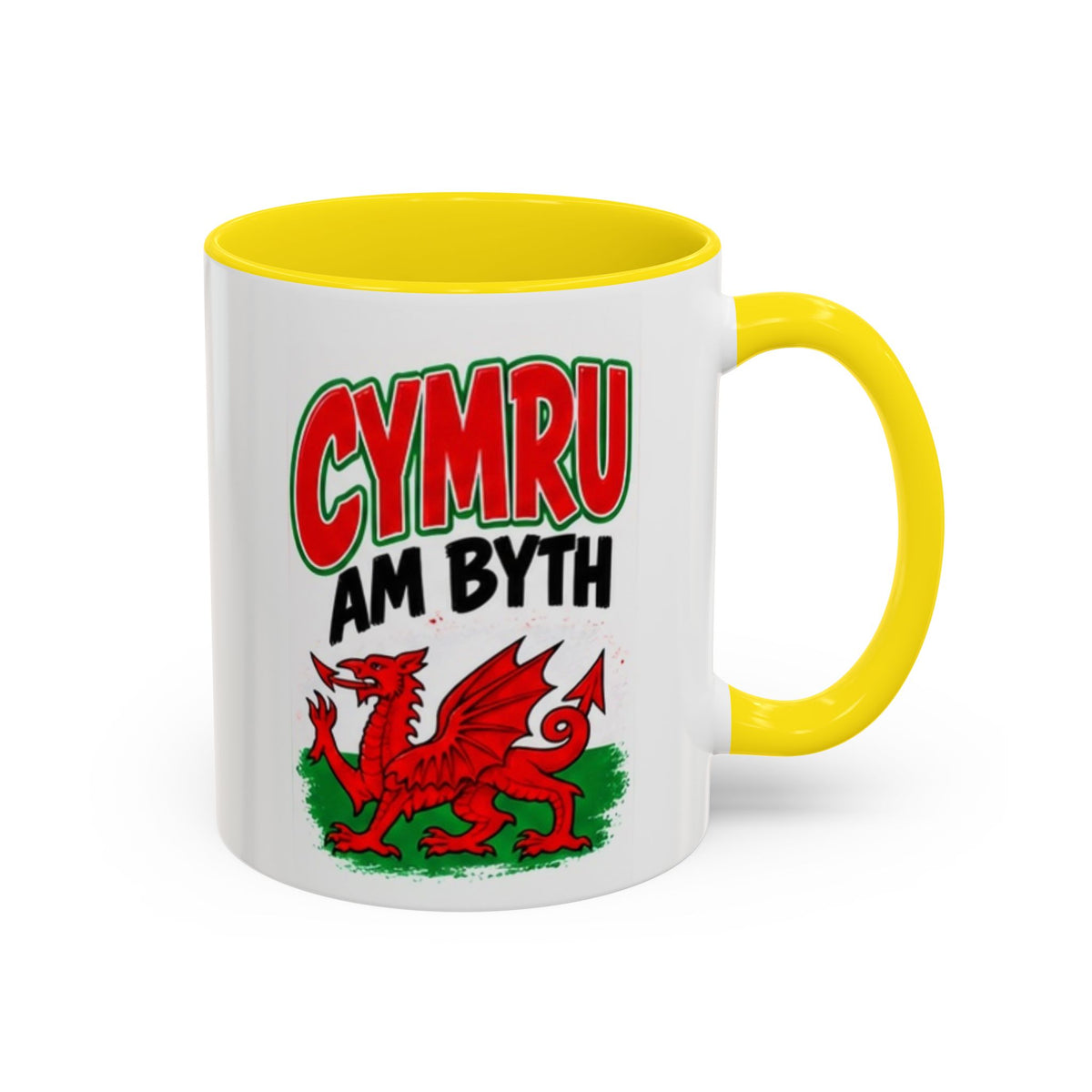 Cymru Am Byth Welsh Dragon Coffee Mug