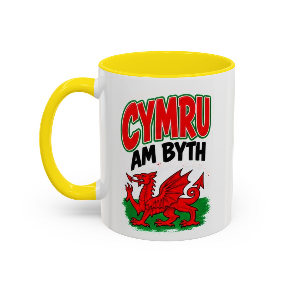 Cymru Am Byth Welsh Dragon Coffee Mug