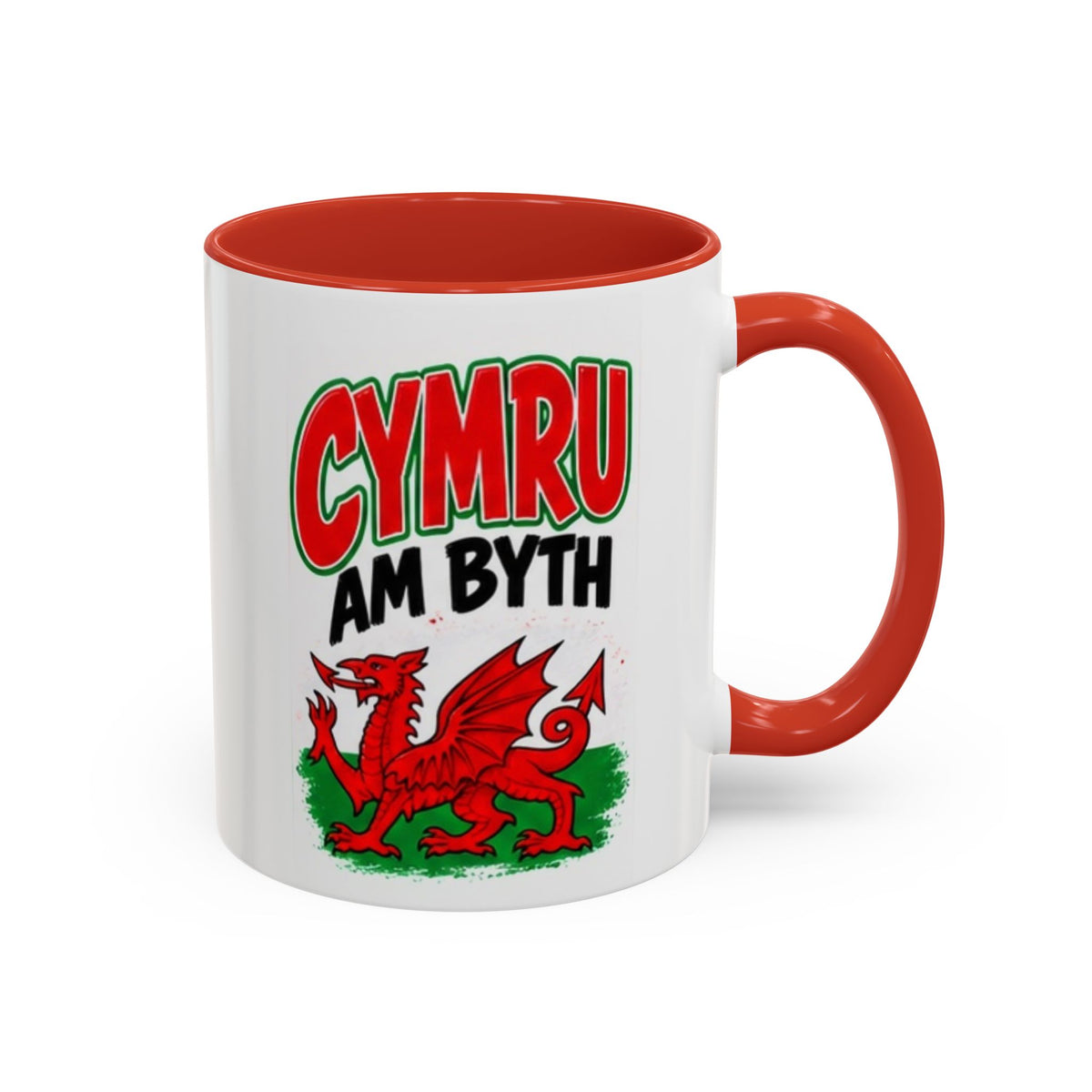Cymru Am Byth Welsh Dragon Coffee Mug
