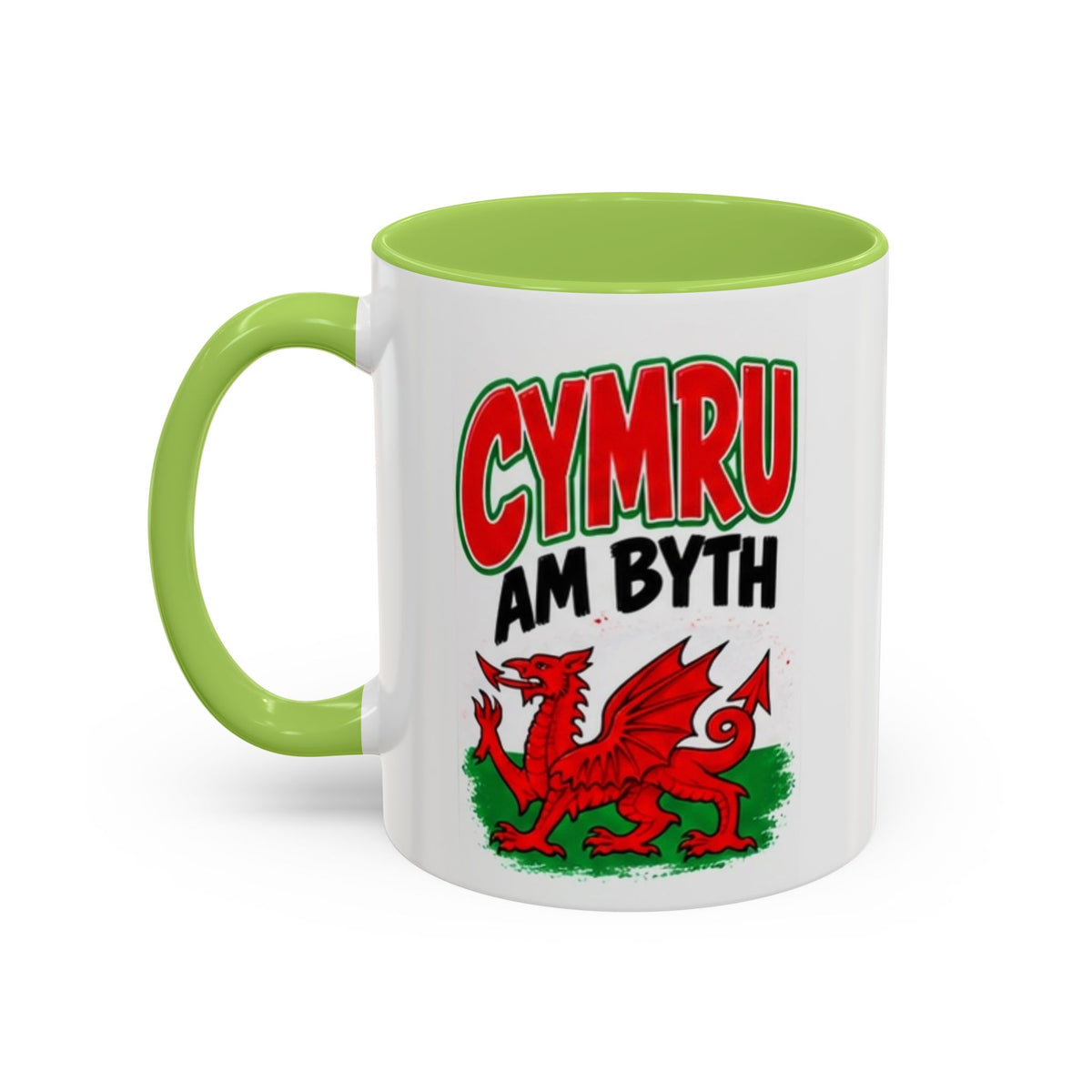 Cymru Am Byth Welsh Dragon Coffee Mug