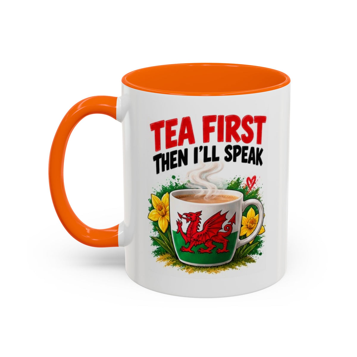 Tea First Then I’ll Speak Welsh Dragon Coffee Mug