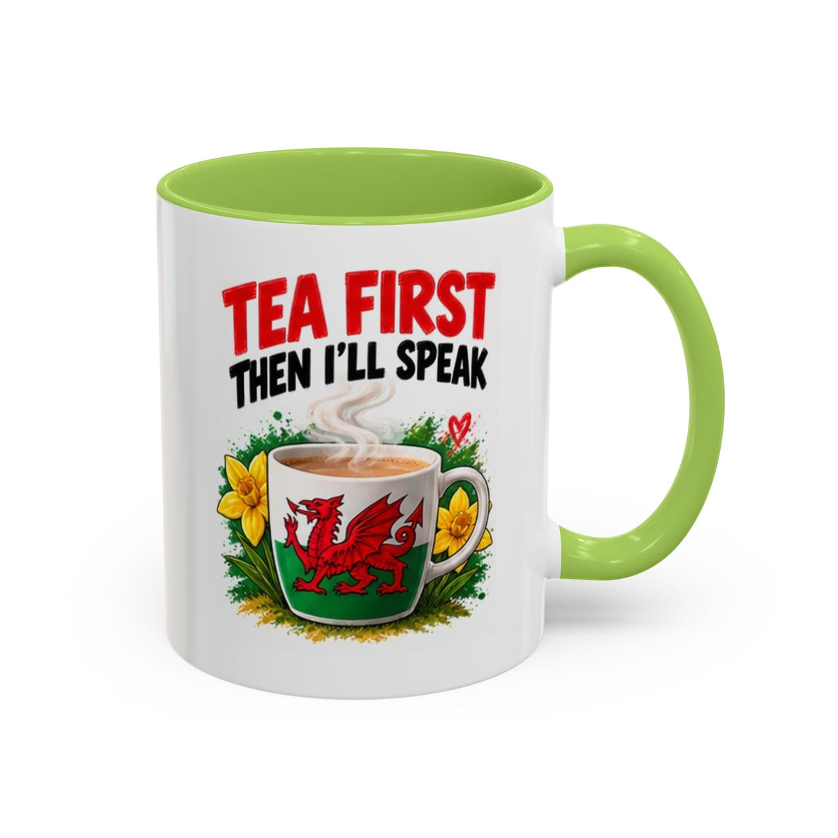 Tea First Then I’ll Speak Welsh Dragon Coffee Mug