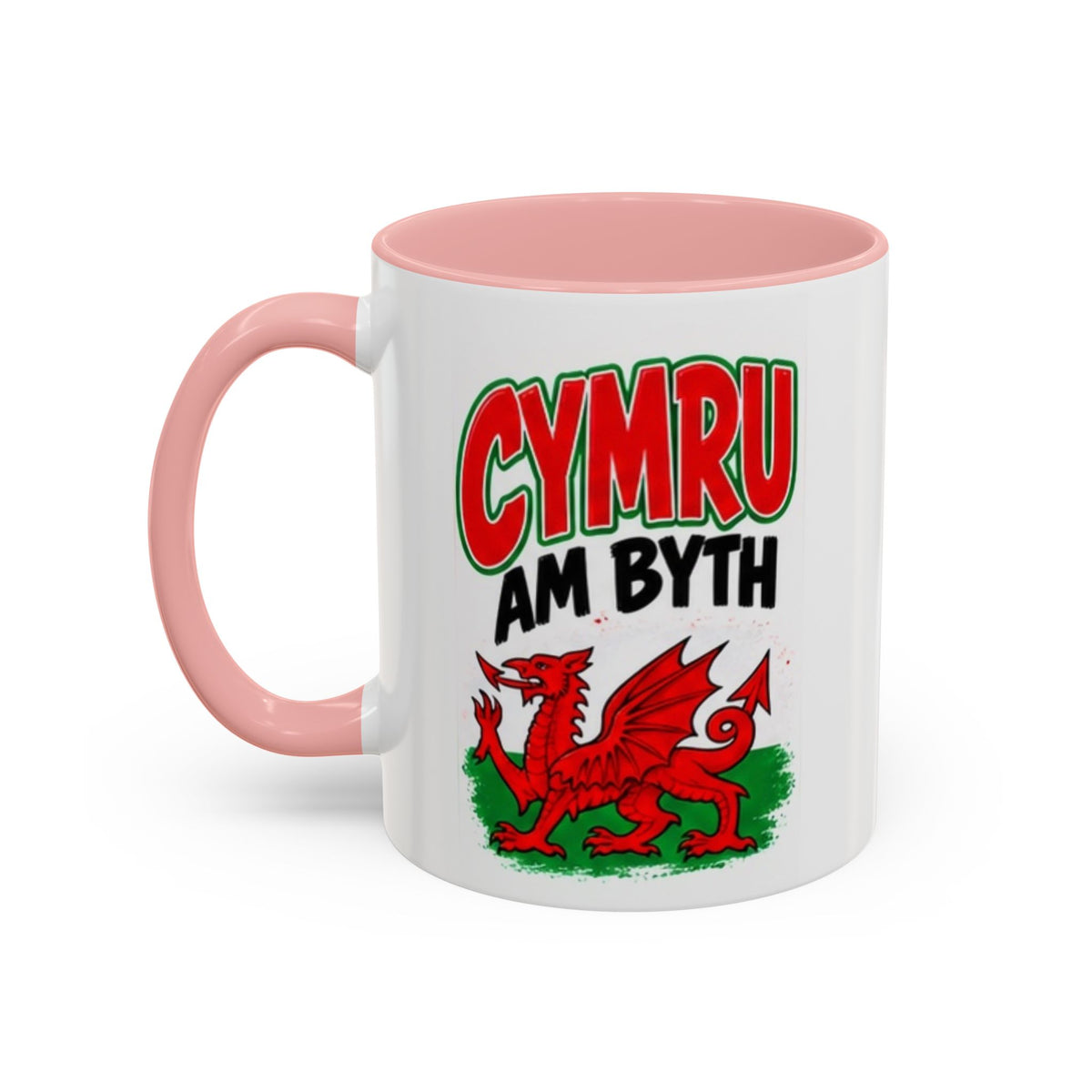 Cymru Am Byth Welsh Dragon Coffee Mug