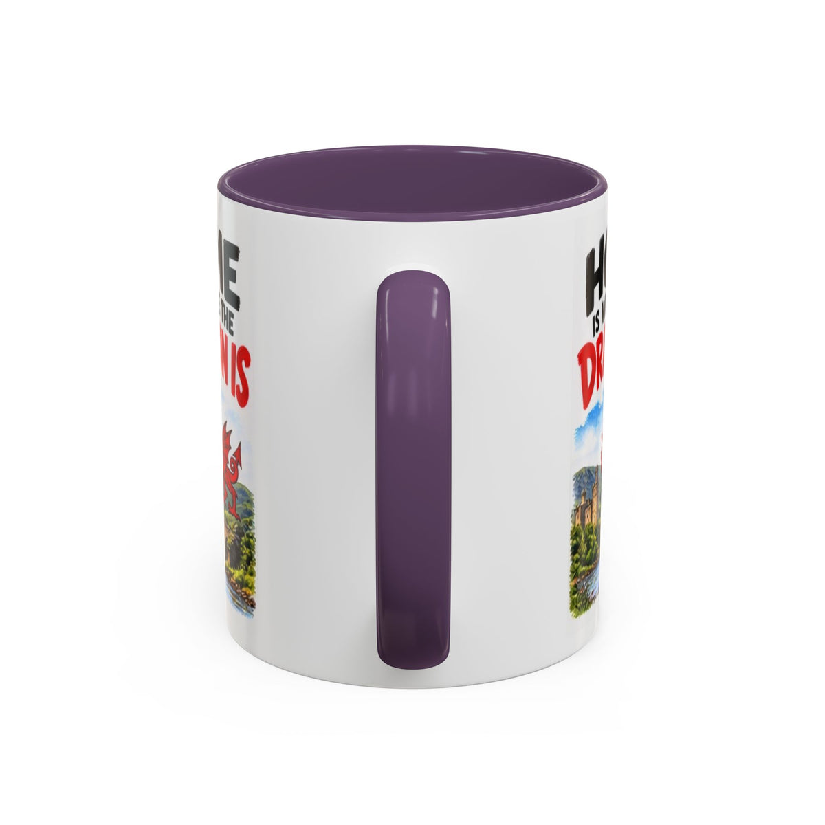 Home Is Where the Dragon Is Welsh Dragon Coffee Mug