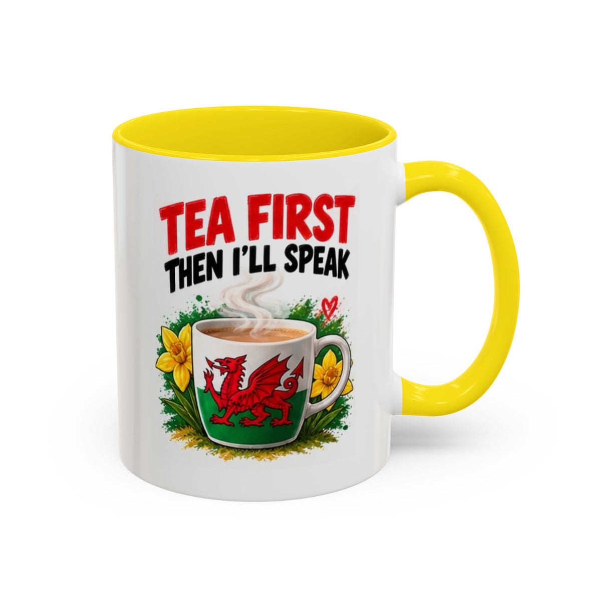 Tea First Then I’ll Speak Welsh Dragon Coffee Mug