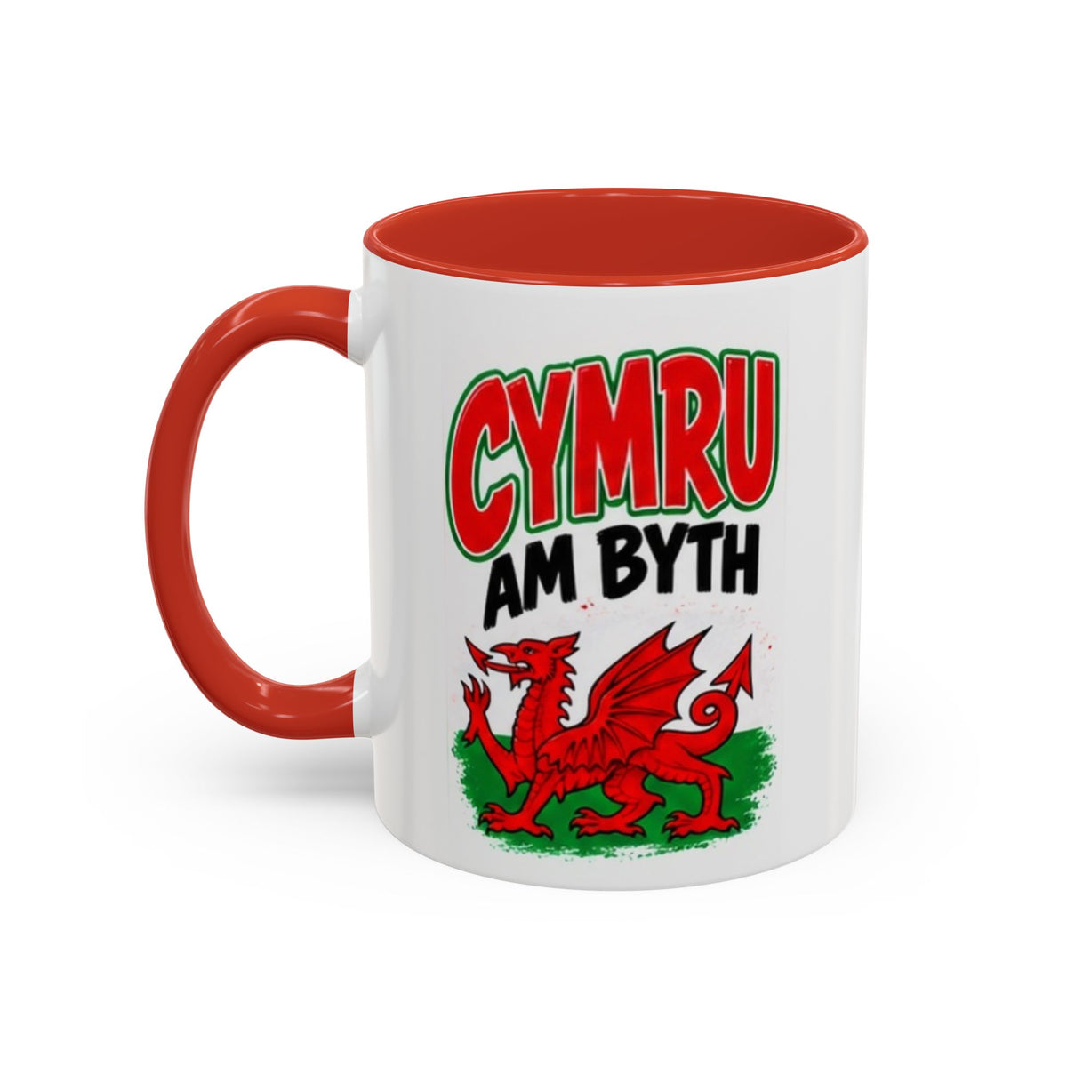 Cymru Am Byth Welsh Dragon Coffee Mug