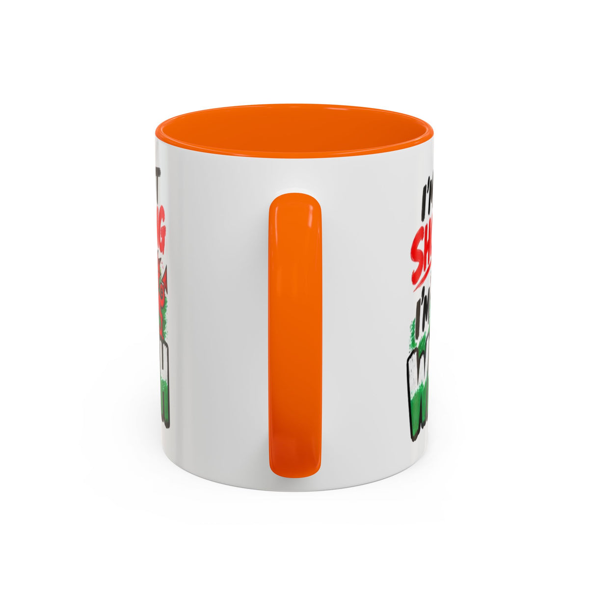 I’m Not Shouting, I’m Welsh Mug – Welsh Dragon Coffee Mug