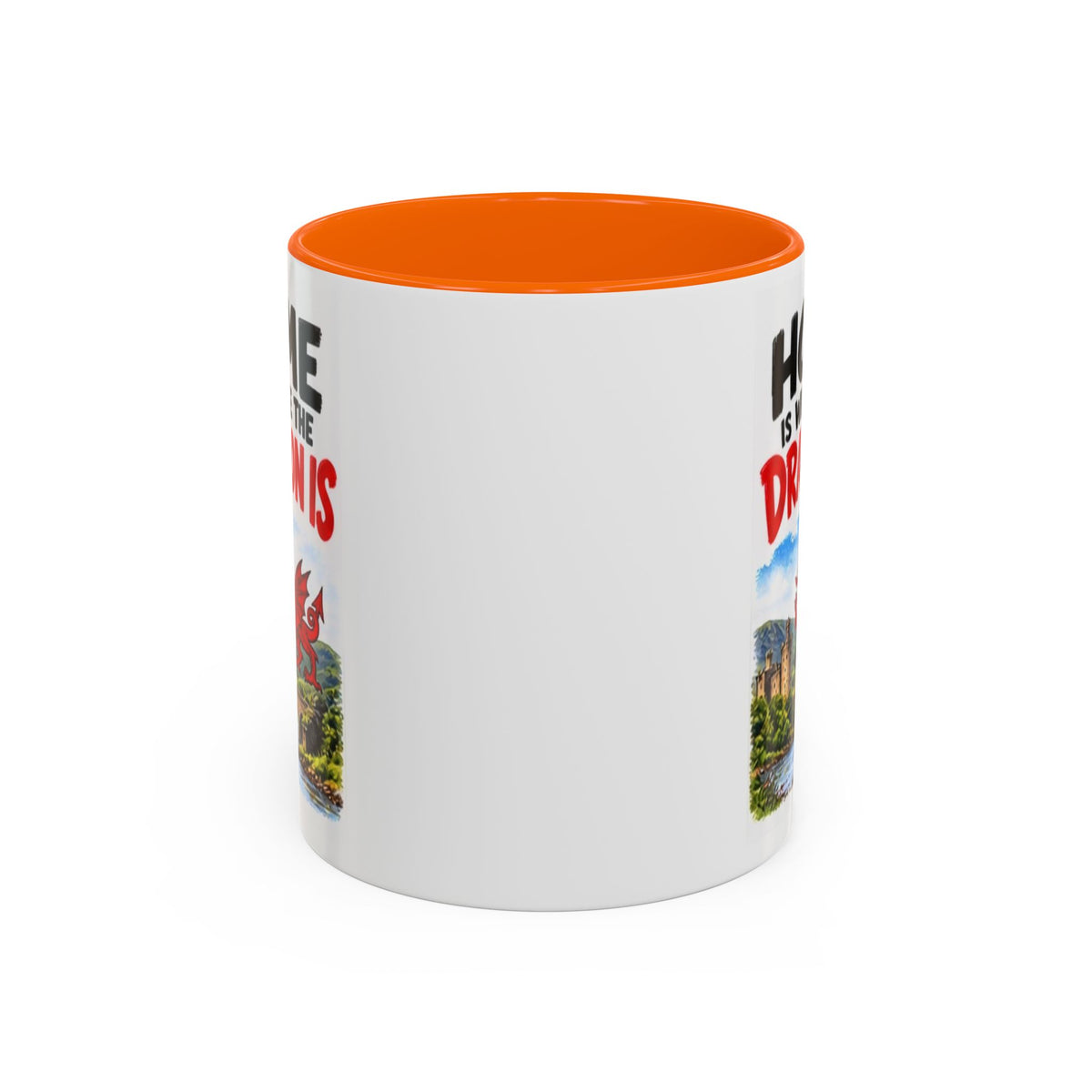Home Is Where the Dragon Is Welsh Dragon Coffee Mug