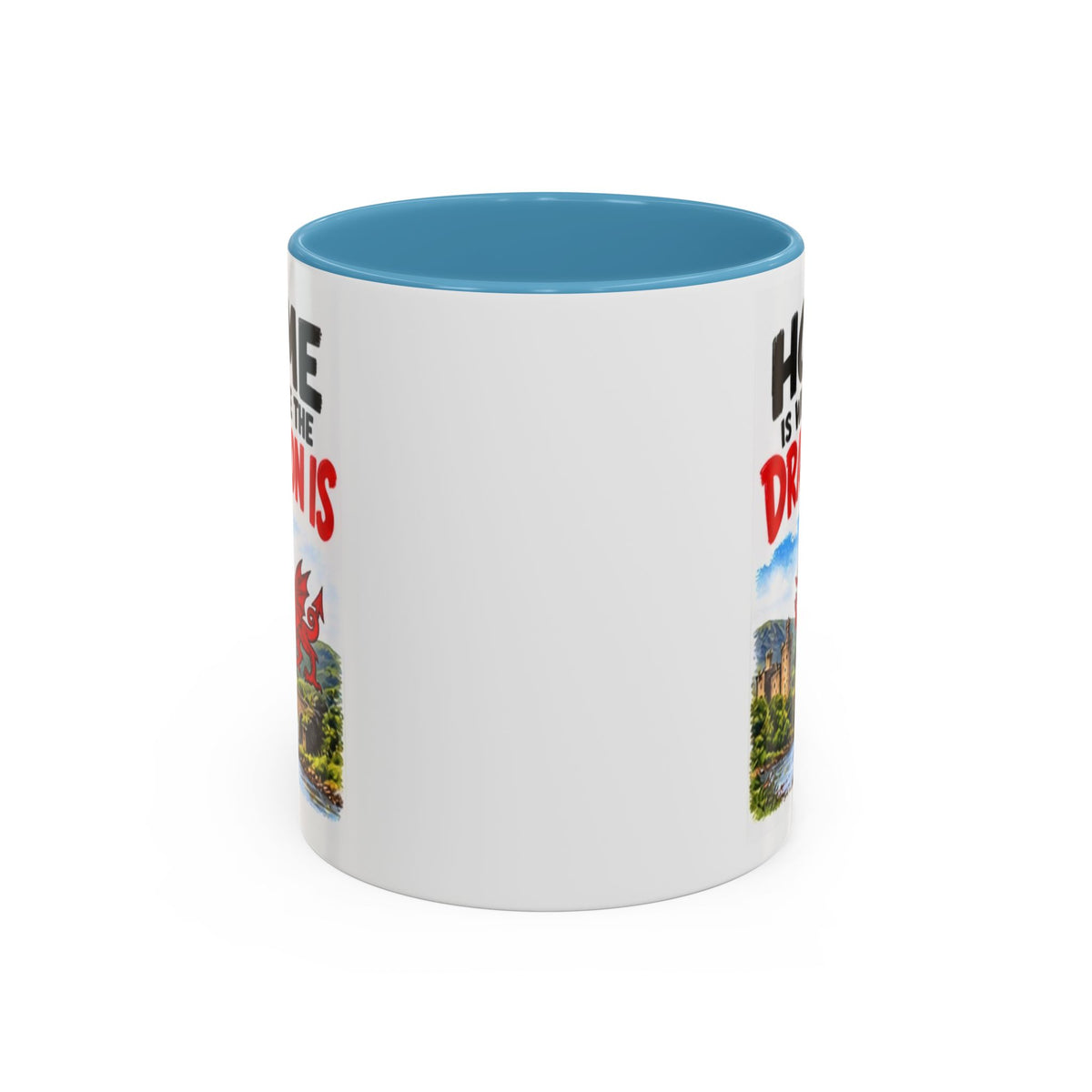 Home Is Where the Dragon Is Welsh Dragon Coffee Mug