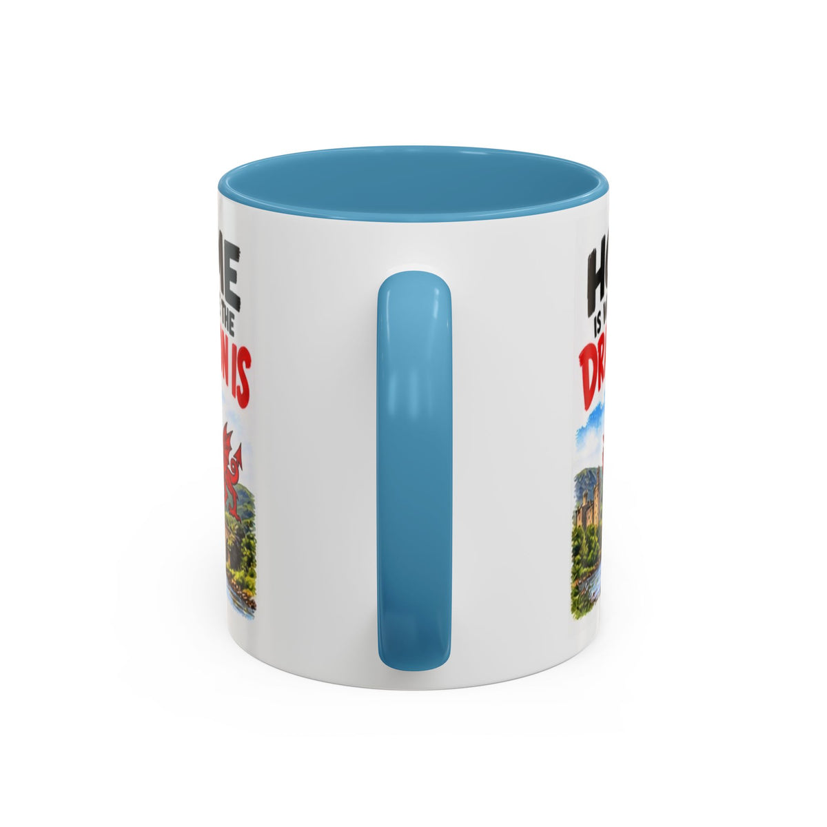Home Is Where the Dragon Is Welsh Dragon Coffee Mug