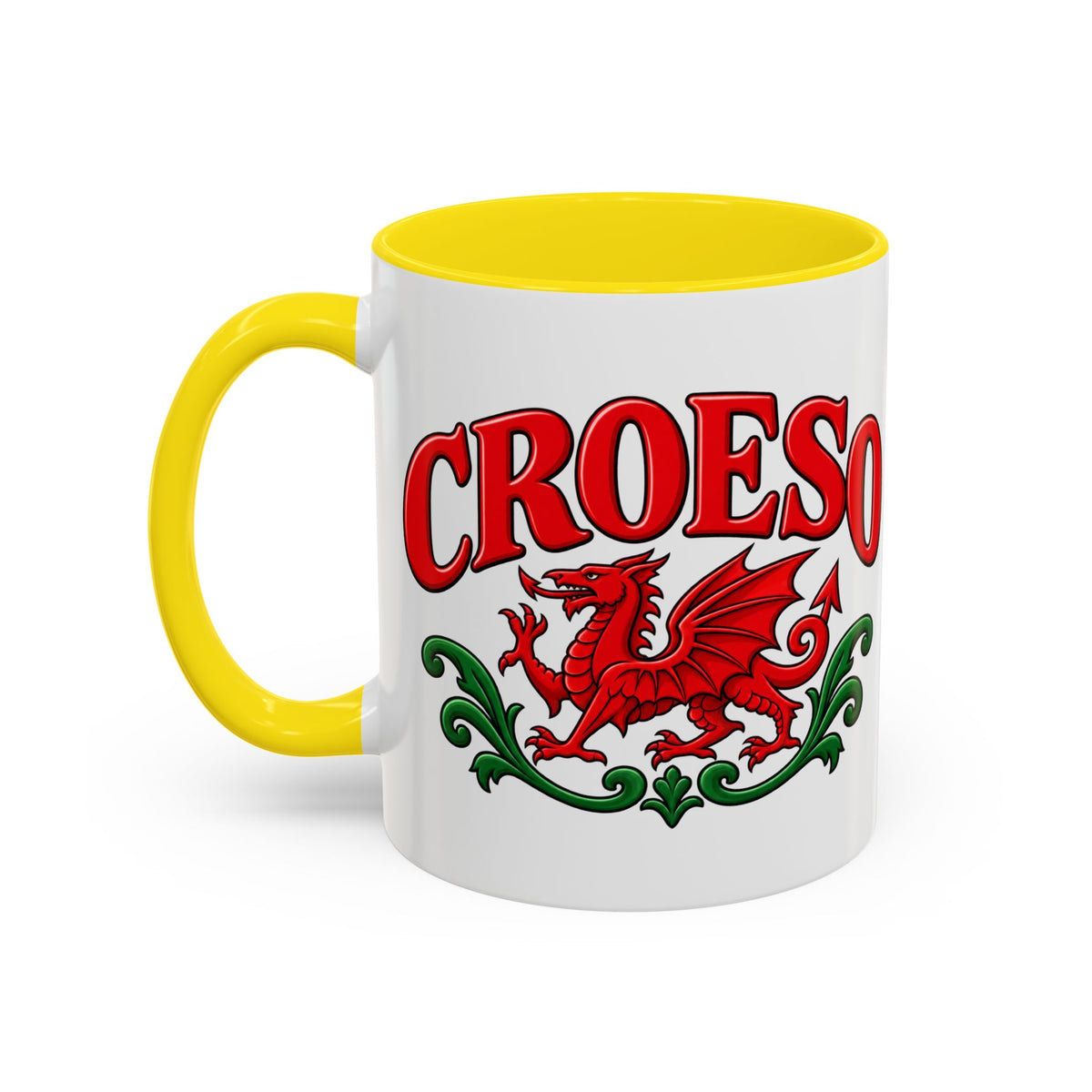 Croeso Welsh Dragon Coffee Mug