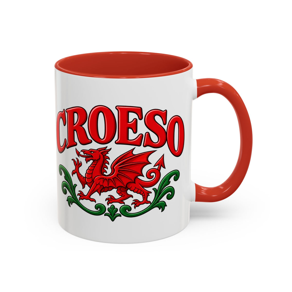 Croeso Welsh Dragon Coffee Mug