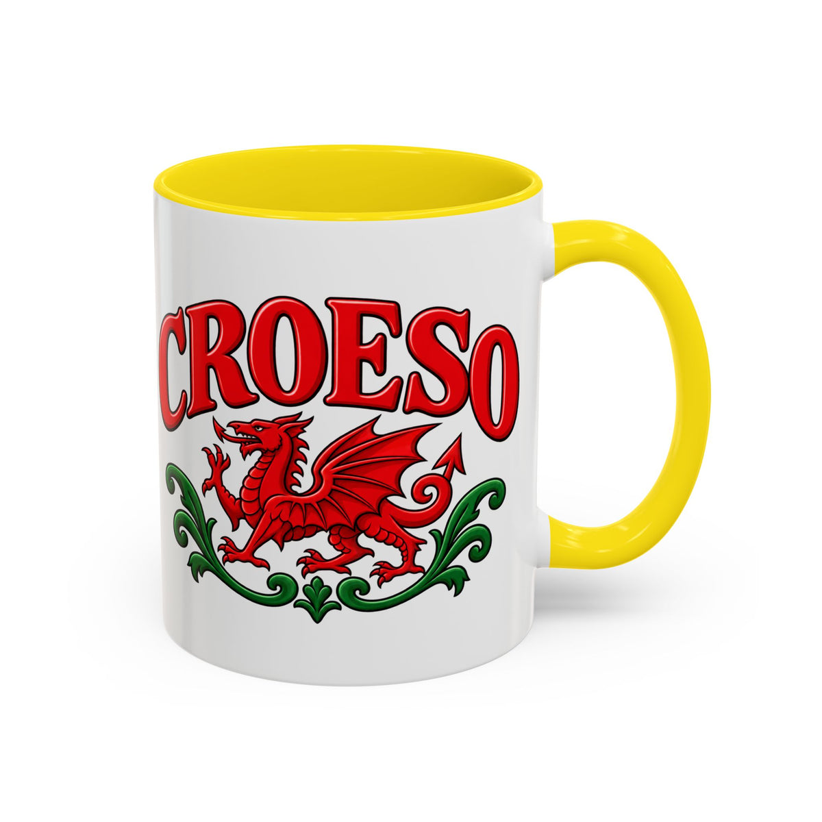 Croeso Welsh Dragon Coffee Mug