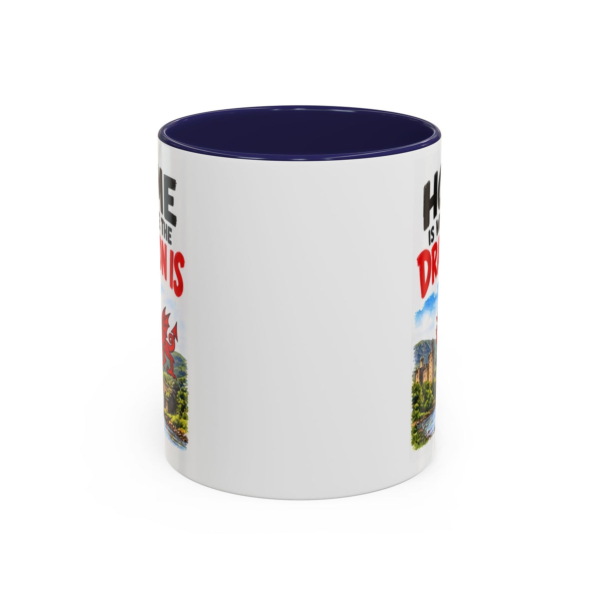 Home Is Where the Dragon Is Welsh Dragon Coffee Mug
