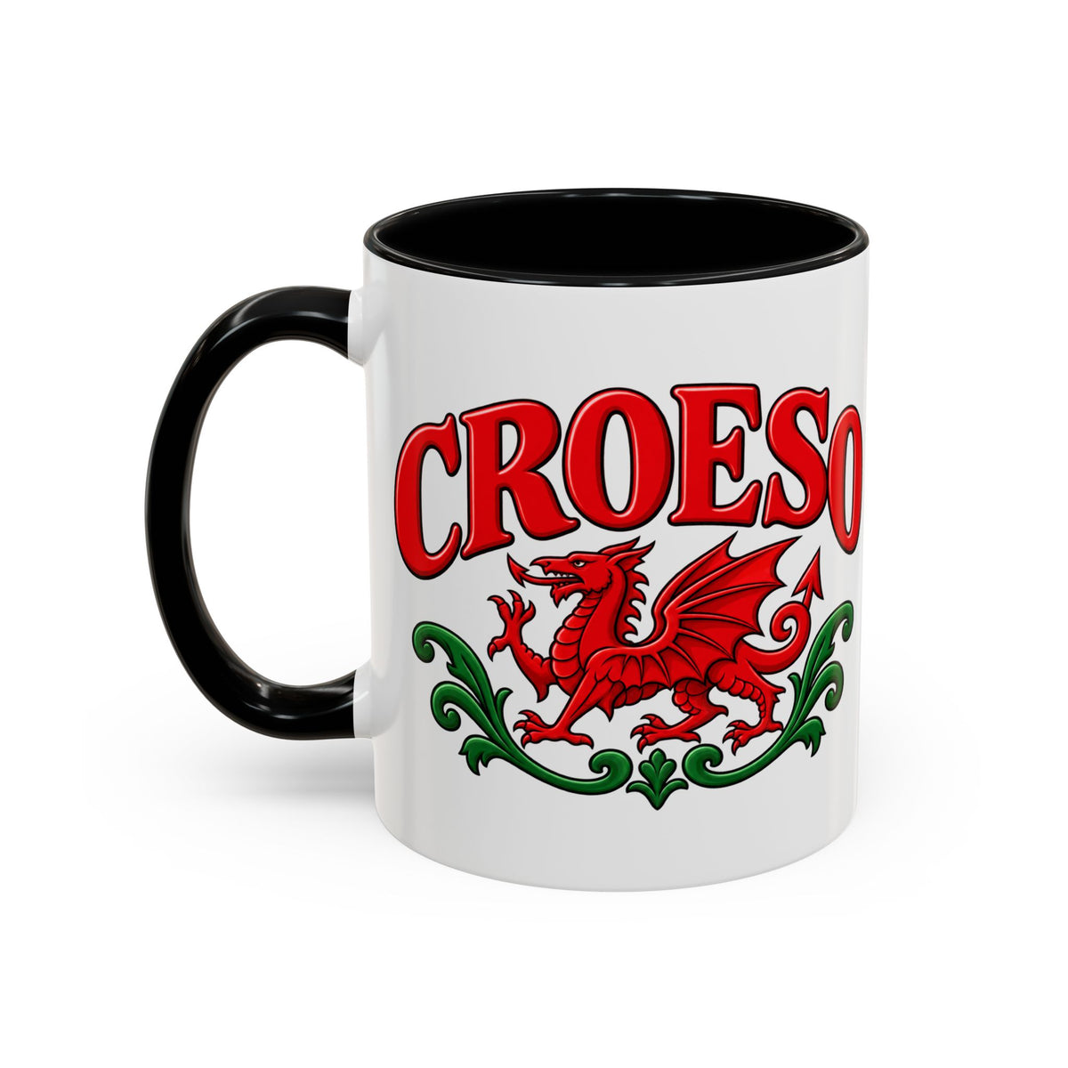 Croeso Welsh Dragon Coffee Mug