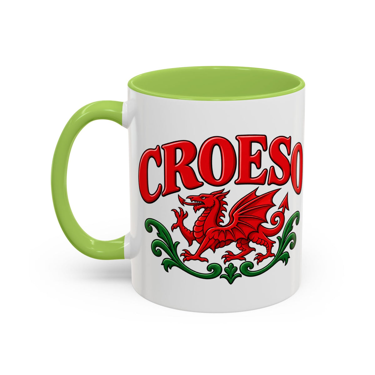 Croeso Welsh Dragon Coffee Mug