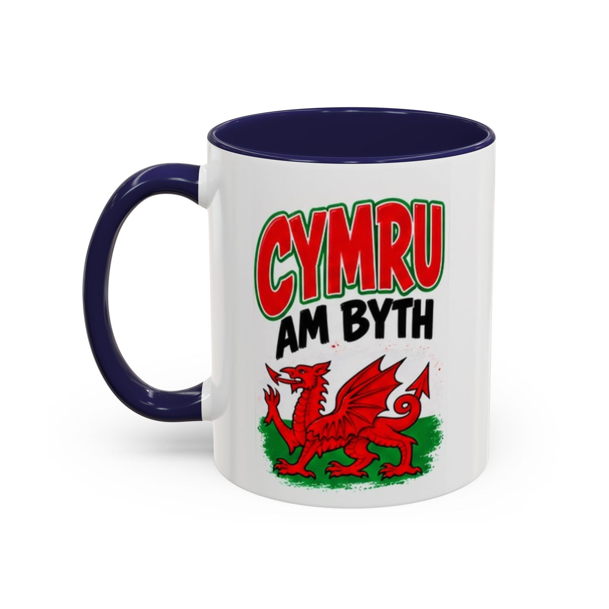 Cymru Am Byth Welsh Dragon Coffee Mug