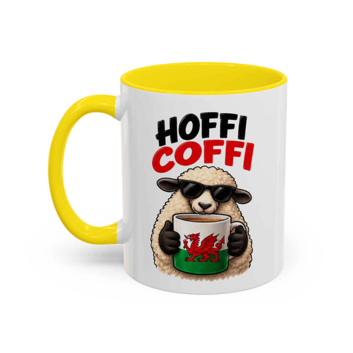 Hoffi Coffi Welsh Sheep Coffee Mug